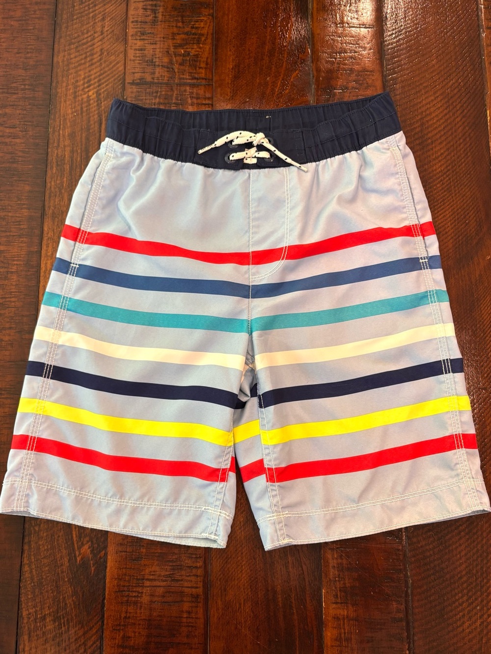 GAP Boys Striped Swim Trunks-Sz Large